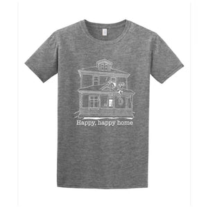 Open image in slideshow, Adult T-shirt- House Design
