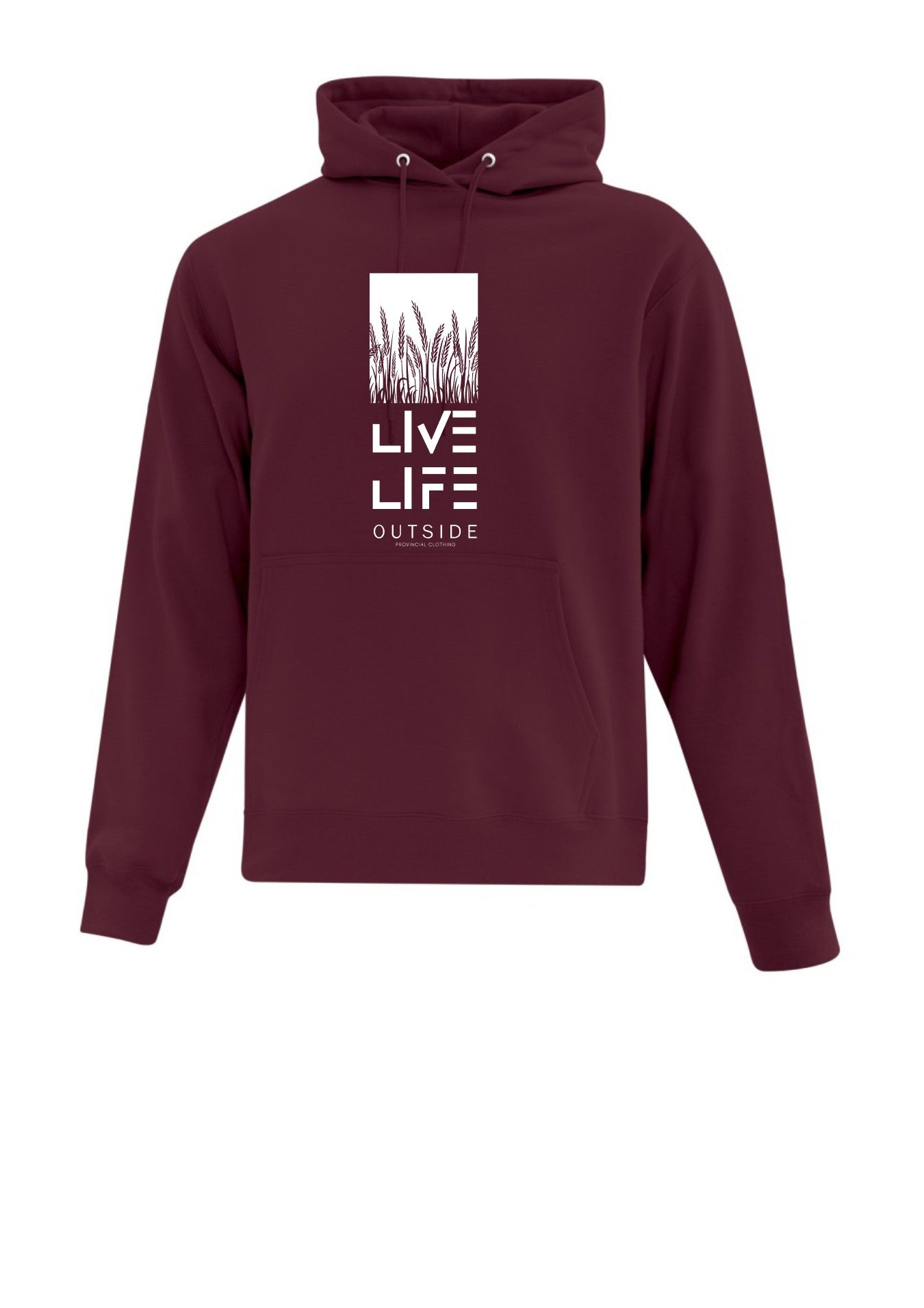 Live Life Outside- WHEAT Hoodie New* *Brand Provincial – Clothing